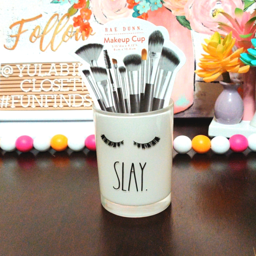 🆕 Rae Dunn Slay 👩‍🎤 Makeup Cup